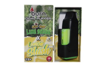 Dual Puffer – Live Resin Lime Skunk x Lemon Slush (5 Grams)
