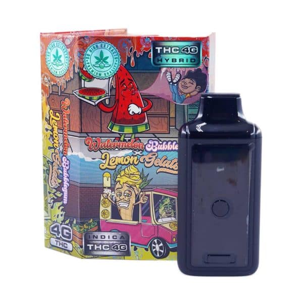 Dual Chamber Pen - Watermelon Bubblegum + Lemon Gelato (8 Grams) - Buds-goods BDual Chamber Pen - Watermelon Bubblegum + Lemon Gelato (8 Grams)