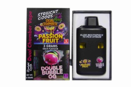 Dual Chamber Vape - Passion Fruit + Double Bubble OG (6 Grams)