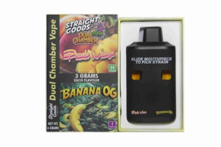 Dual Chamber Vape - Peach Mango + Banana OG (6 Grams)