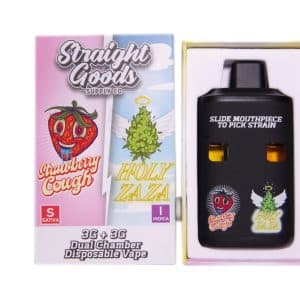 Dual Chamber Vape - Strawberry Cough + Holy Zaza (6 Grams)