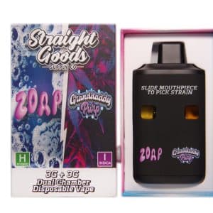 Dual Chamber Vape – Zoap + Granddaddy Purp (6 Grams)