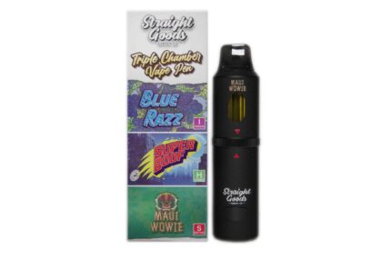 Triple Chamber Vape - Blue Raz + Super Boof + Maui Wowie (9 Grams)